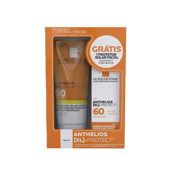 Kit Protetor Solar Anthelios Xl Protect Corporal Fps 50 200ml+Protetor Solar Facial Fps 60 25g